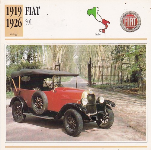 Fiat 501 italie 1919 - fiat,