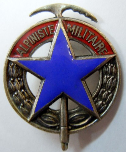 Brevet émail alpiniste - brevet,