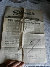 Old newspaper of locksmith ironwork 1951 hardware door wrought iron tool vice