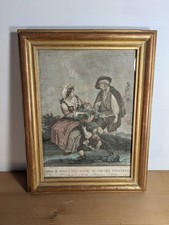 Gravure ancienne 18 eme