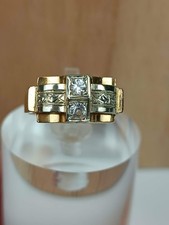 Bague Tank  T 54,5 Or 18