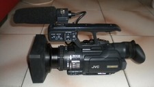 JVC GY-HM100E FULL HD 1/4" CAMCORDER + Wide Angle Add-on 0.7 x News Kit