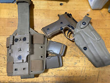 Safariland Beretta 92 M9 92FS Level 3 ALS SLS Tactical Holster Drop Leg TAN QLS