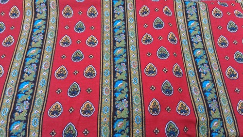 Tissu ancien coupon coton