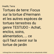 Tortues de terre: Focus sur la