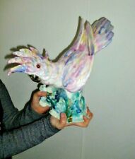 SUPERBE CACATOES EN FAIENCE