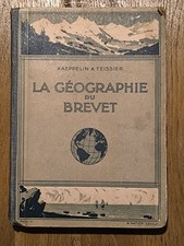 Ancien Livre Scolaire La Géographie Du Brevet 1918