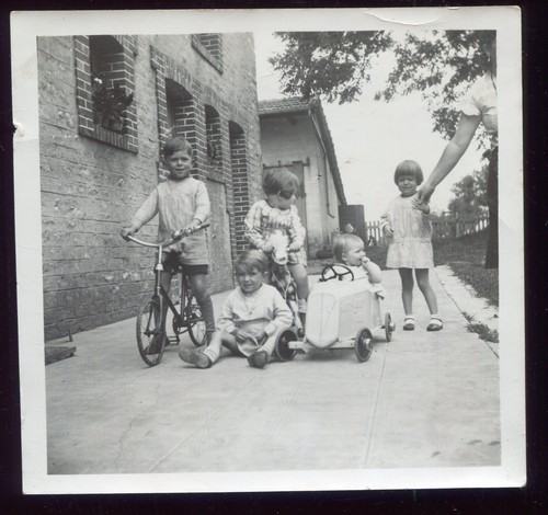 Antique photo pedal car toys - antique,