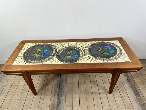 Table basse teck et - table,