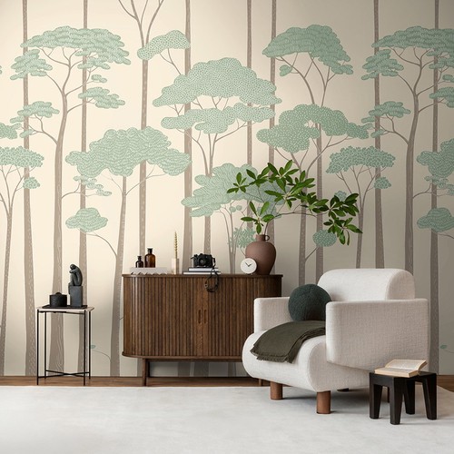 Papier peint moderne mat - peint,