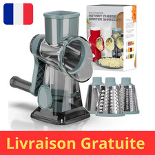Râpe Rotative 3-en-1 Manuel