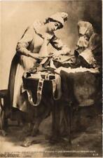 Old postcard AK Salon 1901 RENE ETIENNE Une Bonnetiere au Pays de Caux (702975)