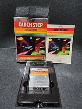 Quick Step ( Atari 2600, 1983) Boxed, manual Untested 