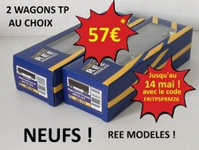 REE MODELES Lot de 2 wagons TP