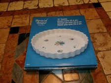 Plat a tarte  en terre cuite