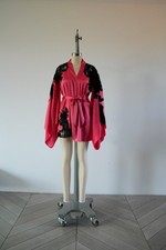 BNWT Agent Provocateur silk Nayeli short kimono robe - pink