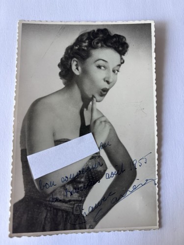 Autographe photo carte - photo,