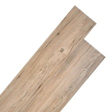 Planche de Plancher Non Auto-adhésif 5,26m² 2 mm Gris Foncé Cuisine vidaXL