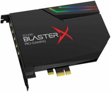 Carte son gaming Creative Sound BlasterX AE-5 noire SBX-AE5-BK