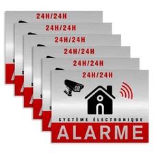 Autocollant alarme maison –