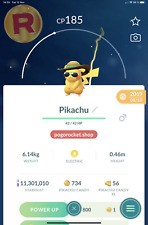 Pikachu Summer Hat Costume Non-Shiny Go Reg or 1M