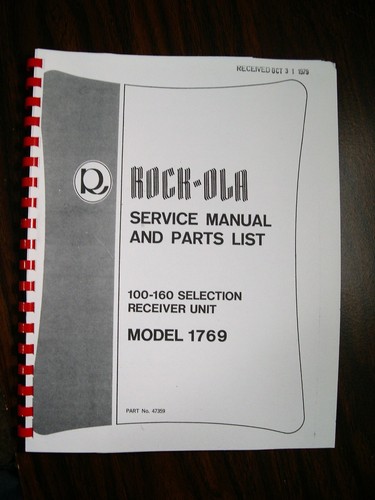 Rock ola jukebox 1769 stepper - 1769,