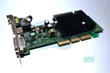 nVidia Geforce 6200 256mb AGP Video Card For Apple PowerMac G4 *G4 Cube VGA x2