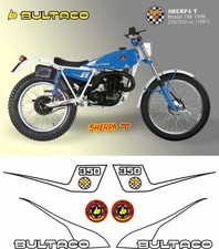 Autocollants compatibles Bultaco Sherpa T 350