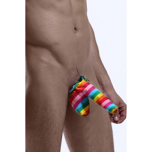 Cache sexe multicolore - multicolore,
