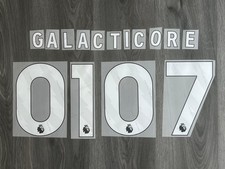 25/26 Premier League White Letter Number Name Set Print Adult Size