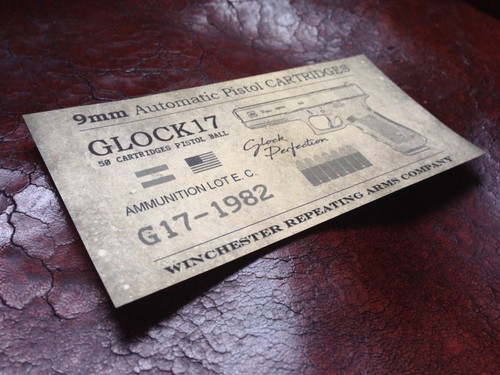 Sticker glock ammo - glock, 17