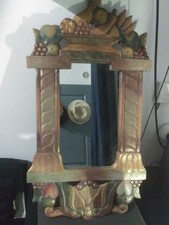 Ancien miroir en bois