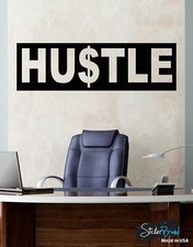 Hustle Motivational Quote Vinyl Wall Decal Sticker #6059