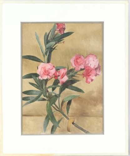 Huile sur toile marouflée