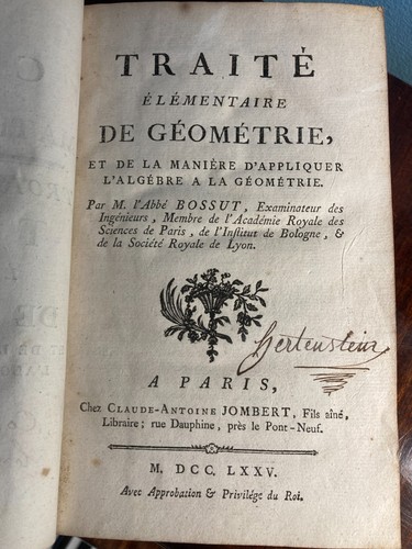 Q788 bossut traité - q788-, (abbé):