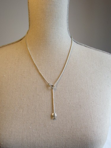 Collier clio blue métal - collier,