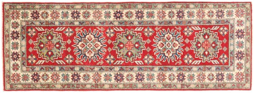 Tapis kazak 60x180 fait main - fait,