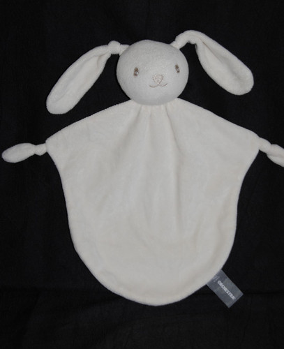 Peluche doudou lapin blanc - doudou,