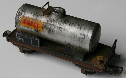 Smcf petit wagon citerne shell - wagon,