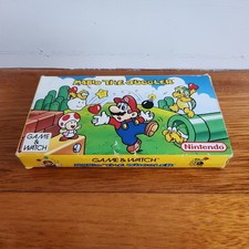 Nintendo Mario The Juggler Game & Watch MB-108 G&W boxed /w batt cover & serial