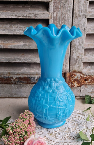 Ancien vase opaline foire - ancien, de