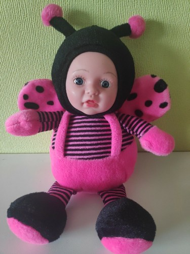 Coccinelle peluche rose - coccinelle, et