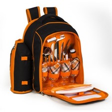 Sac à dos pique-nique FUXTEC i avec couverts, assiettes et verres, sac isotherme