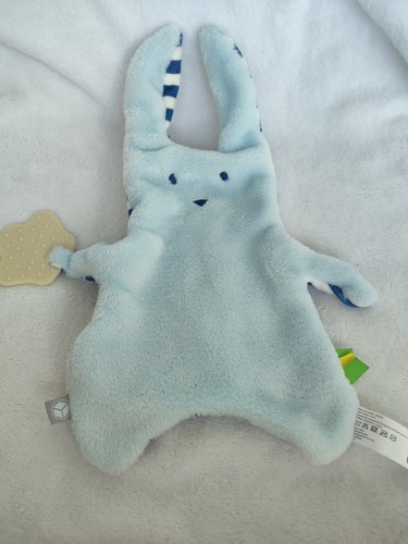 Doudou plat mouchoir lapin - plat,