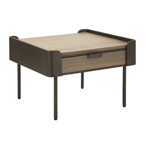 Table basse tiroirs bois - basse, en