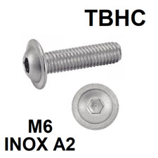 20 VIS TBHC INOX A2 M6 x 10 mm