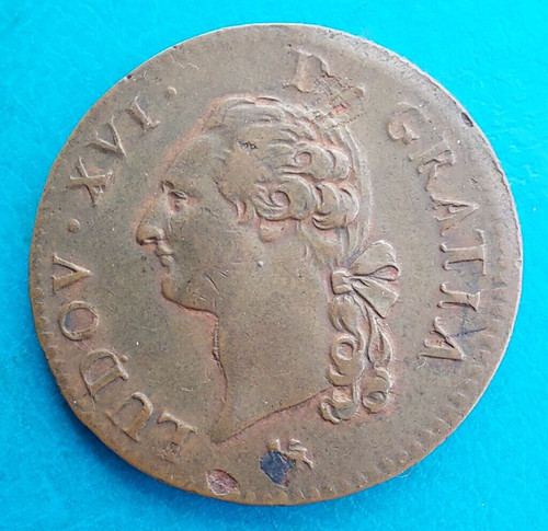 Louis xvi sol - sol, 1791