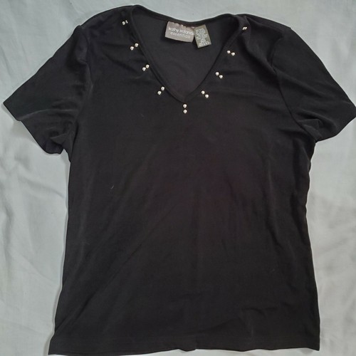 Woman black short - woman's, sleeve