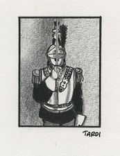 Beau dessin original J. TARDI