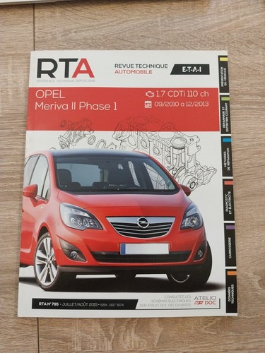Revue technique opel - meriva, 2